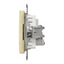 TV-розетка, Sedna Design & Elements, Береза - імітація дерева, SDD180471 Schneider Electric