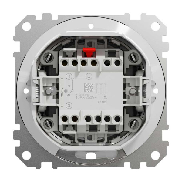 Одноклавішний перемикач IP44 Білий Sedna Design Schneider Electric SDD211106