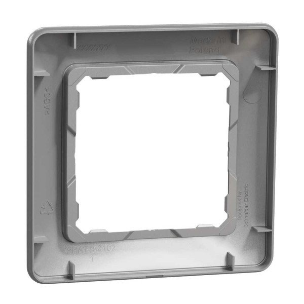 Рамка 1-постова Алюміній Sedna Design Schneider Electric SDD313801