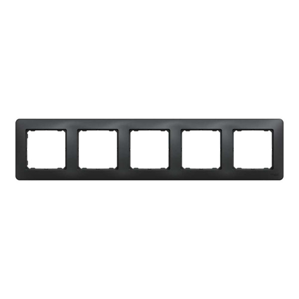 Рамка 5-постова Чорний Sedna Design Schneider Electric SDD314805