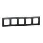 Рамка 5-постова Чорний Sedna Design Schneider Electric SDD314805