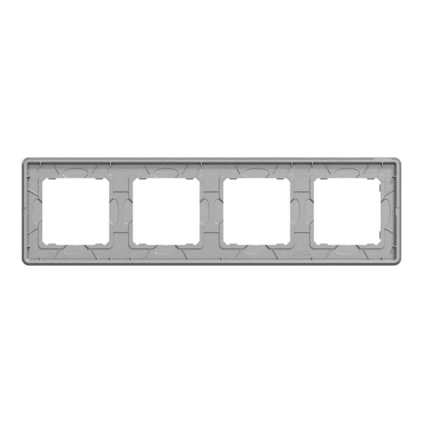 Рамка 4-постова  Штучне чорне скло Sedna Elements Schneider Electric SDD361804