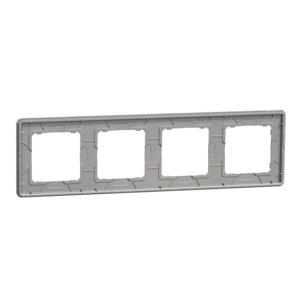 Рамка 4-постова, Береза - ефект дерева, Sedna Elements Schneider Electric SDD380804