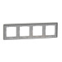 Рамка 4-постова, Береза - ефект дерева, Sedna Elements Schneider Electric SDD380804
