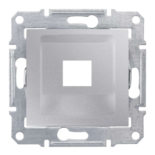 НАКЛАДКА ДЛЯ 1 МОДУЛЯ RDM КАТЕГОРІЇ 5e 6 UTP SEDNA АЛЮМІНІЙ, SDN4300460