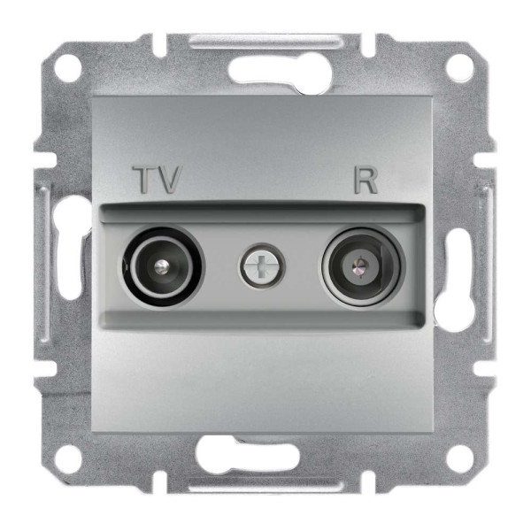 TV/R РОЗЕТКА КІНЦЕВА ASFORA АЛЮМІНІЙ, EPH3300161