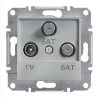 TV-SAT-SAT РОЗЕТКА КІНЦЕВА ASFORA АЛЮМІНІЙ, EPH3600161