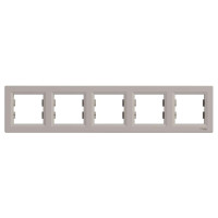 РАМКА П'ЯТИМІСНА ГОРИЗОНТАЛЬНА, ASFORA БРОНЗА, EPH5800569