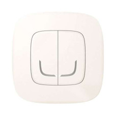 752987. Valena Allure with NETATMO. Розумний беспроводовий вимикач 2-клавішний. Колір Перлинний