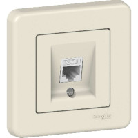 РОЗЕТКА КОМП'ЮТЕРНА КРЕМОВА 6 LEONA, LNA4700123