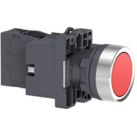 Кнопка с подсветкой, LED, 24В, Красный, 1НО. XA2EW34B1