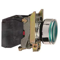 XB4BW3365. Кнопка 22мм до 250В с возвратом, с подсветкой