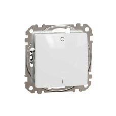 Двополюсний вимикач, Білий, Sedna Design, Schneider Electric SDD111102