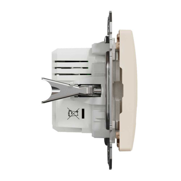 USB розетка тип A+C 2,4A Бежевий Sedna Design Schneider Electric SDD112402