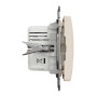 USB розетка тип A+C 2,4A Бежевий Sedna Design Schneider Electric SDD112402