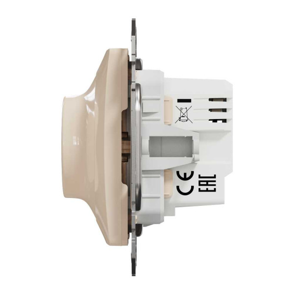 Універсальний поворотний димер для світлодіодних ламп Бежевий Sedna Design Schneider Electric SDD112502