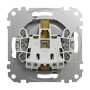 Розетка з заземленням та зі шторками Алюміній Sedna Design Schneider Electric SDD113022