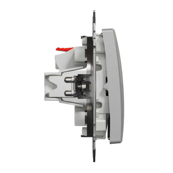 Одноклавішний вимикач, Алюміній, Sedna Design&Elements,SDD113101 Schneider Electric