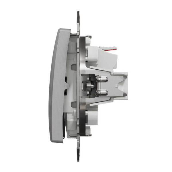 Одноклавішний вимикач, Алюміній, Sedna Design&Elements,SDD113101 Schneider Electric