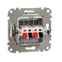 Аудіорозетка Алюміній Sedna Design Schneider Electric SDD113411