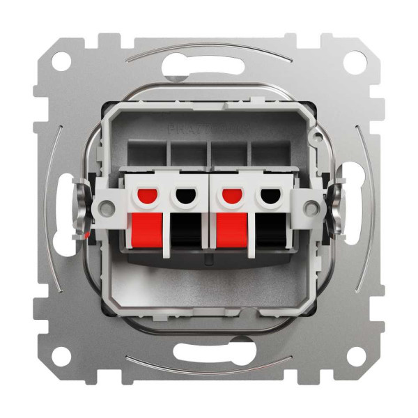 Аудіорозетка Алюміній Sedna Design Schneider Electric SDD113411