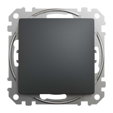 Одноклавішний вимикач, Чорний, Sedna Design&Elements,SDD114101 Schneider Electric