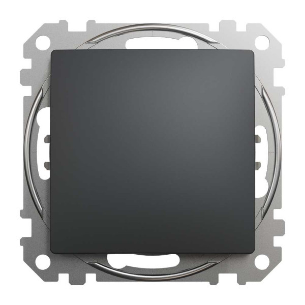 Одноклавішний вимикач, Чорний, Sedna Design&Elements,SDD114101 Schneider Electric