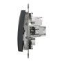 Одноклавішний вимикач, Чорний, Sedna Design&Elements,SDD114101 Schneider Electric