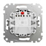 Одноклавішний вимикач, Матовий алюміній, Sedna Design&Elements,SDD170101 Schneider Electric