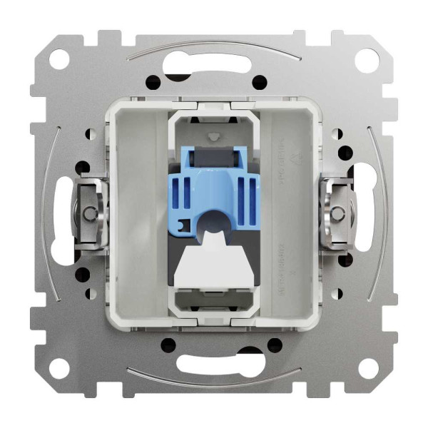 Компютерна розетка, одинарний роз'єм RJ45 CAT6 UTP Венге Sedna Elements