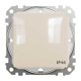 Одноклавішний перемикач IP44 Бежевий Sedna Design Schneider Electric SDD212106