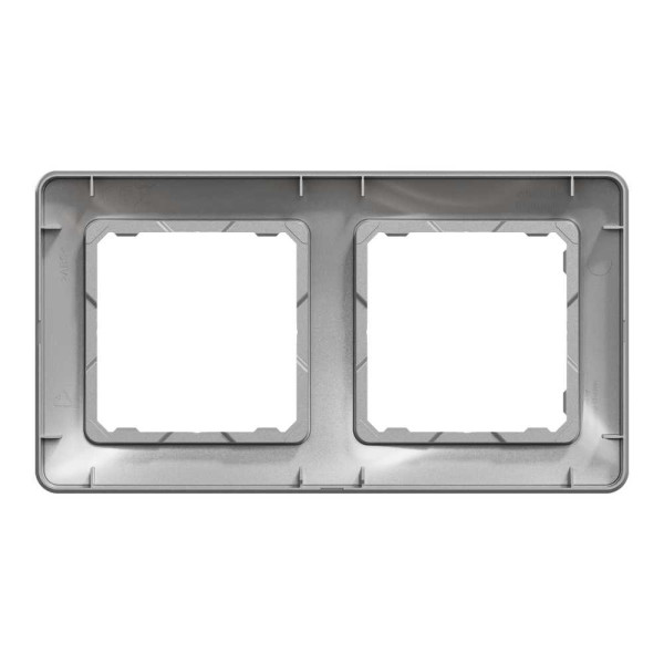 Рамка 2-постова Алюміній Sedna Design Schneider Electric SDD313802