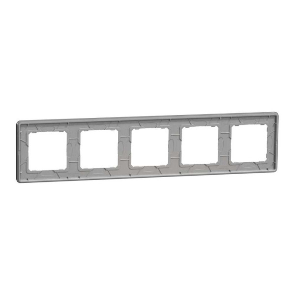 Рамка 5-постова  Штучне чорне скло Sedna Elements Schneider Electric SDD361805