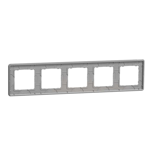 Рамка 5-постова  Матовий алюміній Sedna Elements Schneider Electric SDD370805