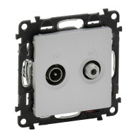 753658. Valena Life Розетка Tv-Sat 2 Чтобы Алм