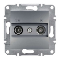 TV/R РОЗЕТКА КОНЕЧНАЯ ASFORA СТАЛЬ, EPH3300162