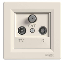 TV-R-SAT РОЗЕТКА КОНЕЧНАЯ КРЕМ ASFORA, EPH3500123
