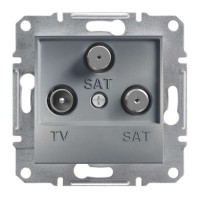 TV-SAT-SAT РОЗЕТКА КОНЕЧНАЯ ASFORA СТАЛЬ, EPH3600162