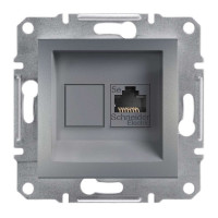 РОЗЕТКА КОМП'ЮТЕРНА RJ45 UTP КАТ. 5Е ASFORA СТАЛЬ, EPH4300162