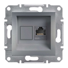 РОЗЕТКА КОМП'ЮТЕРНА RJ45 UTP КАТ. 5Е ASFORA СТАЛЬ, EPH4300162