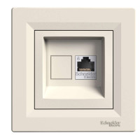 РОЗЕТКА КОМПЬЮТЕРНАЯ RJ45 UTP КАТ.6 КРЕМ ASFORA, EPH4700123