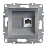 РОЗЕТКА КОМП'ЮТЕРНА RJ45 STP КАТ. 5Е ASFORA СТАЛЬ, EPH5000162