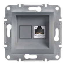 РОЗЕТКА КОМП'ЮТЕРНА RJ45 STP КАТ. 5Е ASFORA СТАЛЬ, EPH5000162