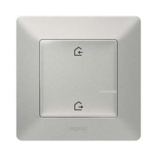 752386. Valena Life with NETATMO. Головний безпровідний вимикач "Вдома/Не вдома". Колір Алюміній