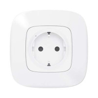 752594. Valena Allure with NETATMO. Умная розетка 2К+С 16А 230В. Цвет Белый