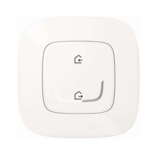 752986. Valena Allure with NETATMO. Головний безпровідний вимикач "Вдома/Не вдома". Колір Перлинний