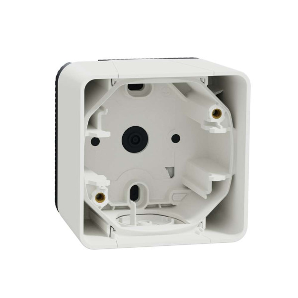 Одномісний бокс для поверхневого монтажу IP55, білий Mureva Styl Schneider Electric MUR39911
