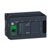 Контролер M241 24 ВХ/ВИХ ТРАНЗ 2RS485+ 1Ethernet. TM241CE24T