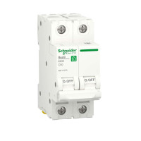 Автоматический выключатель RESI9 Schneider Electric 50 А, 2P, кривая С, 6кА, R9F12250