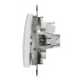 Одноклавішний вимикач з LED підсвіткою Білий Sedna Design Schneider Electric SDD111101L